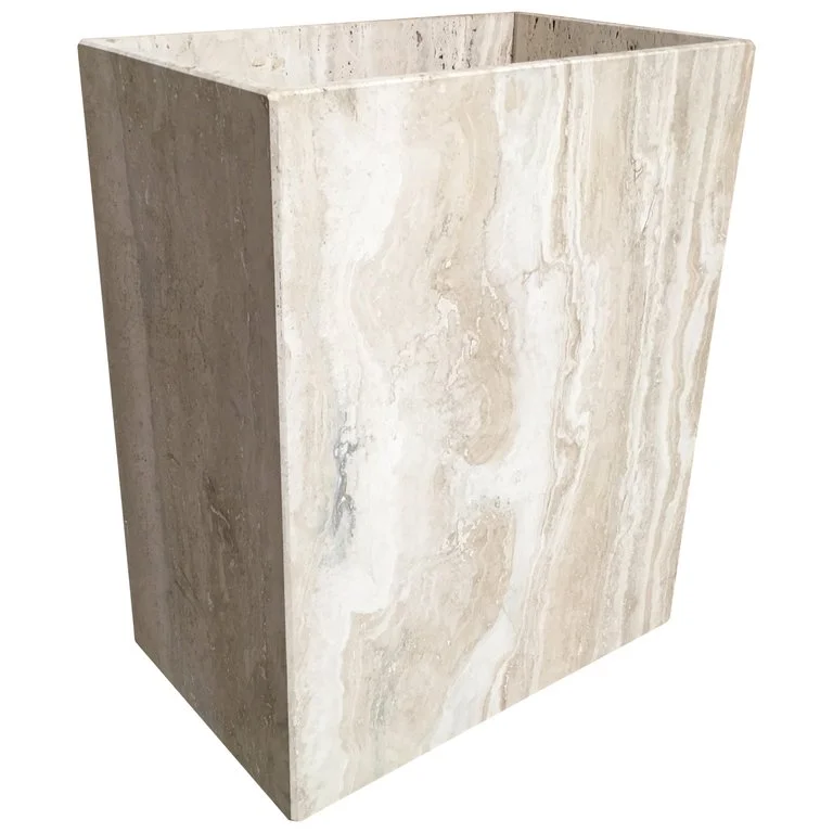 Modern Travertine Marble Planter