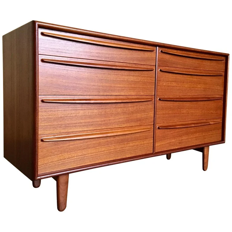 Svend Aage Madsen Eight-Drawer Dresser in Teak