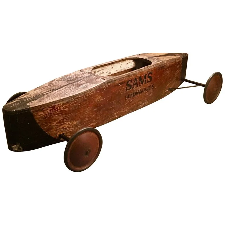 Vintage Soap Box Derby Car