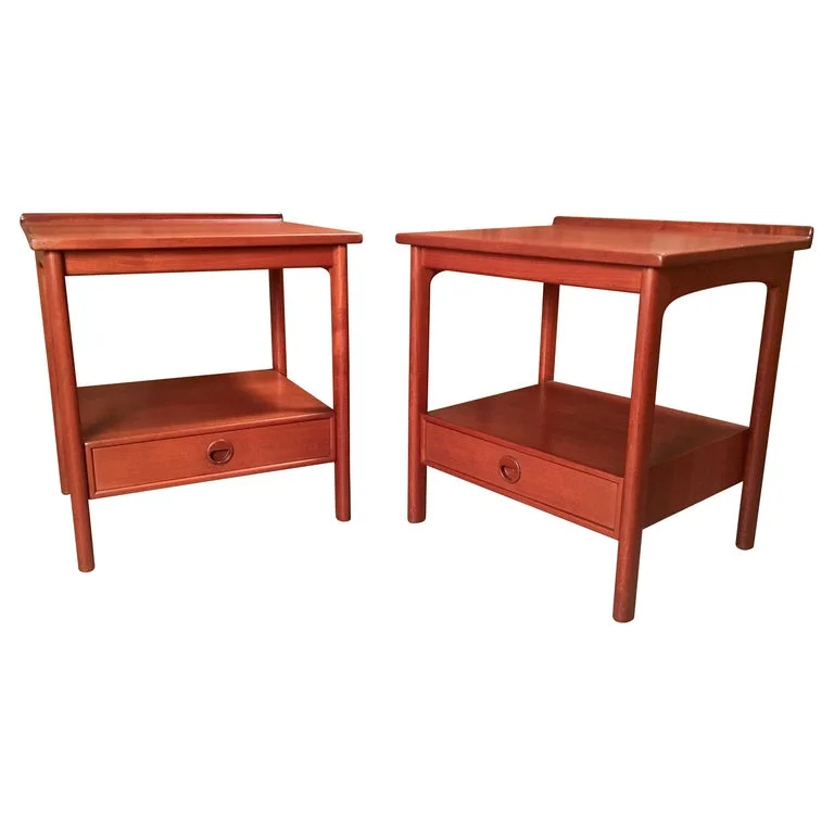 Scandinavian Modern Teak Nightstands