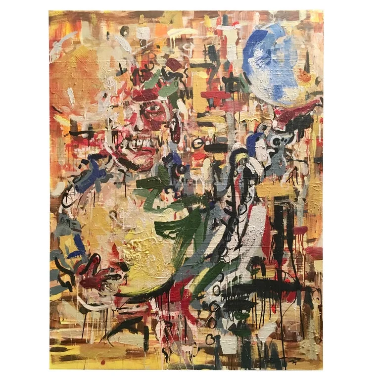 Contemporary Abstract Painting on Canvas