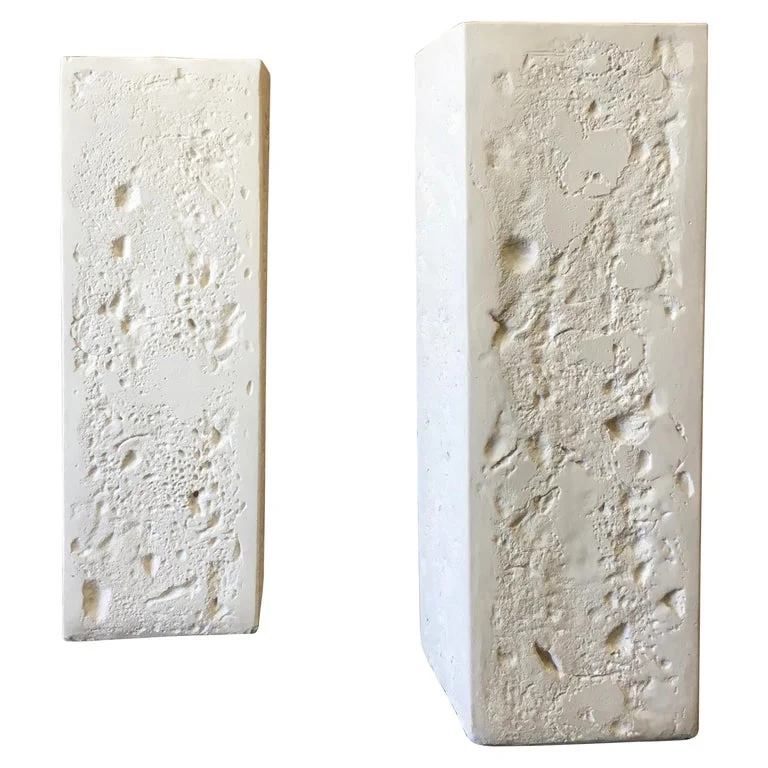 Pair of Cast Stone Pedestals