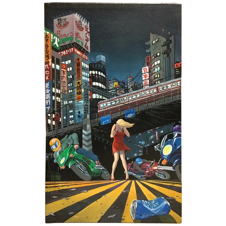 "Tokyo Speed Tribes" by Sandow Birk, 1993