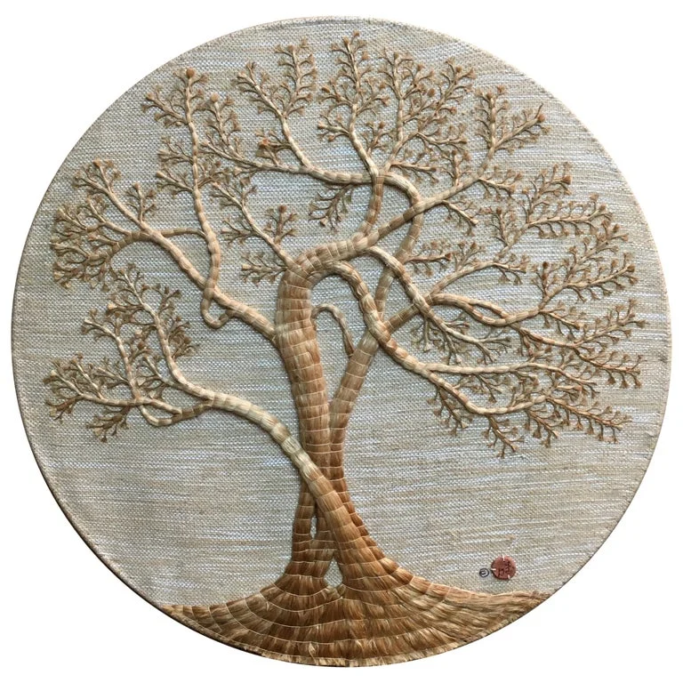 Tree of Life Fiber Art by Don Freedman