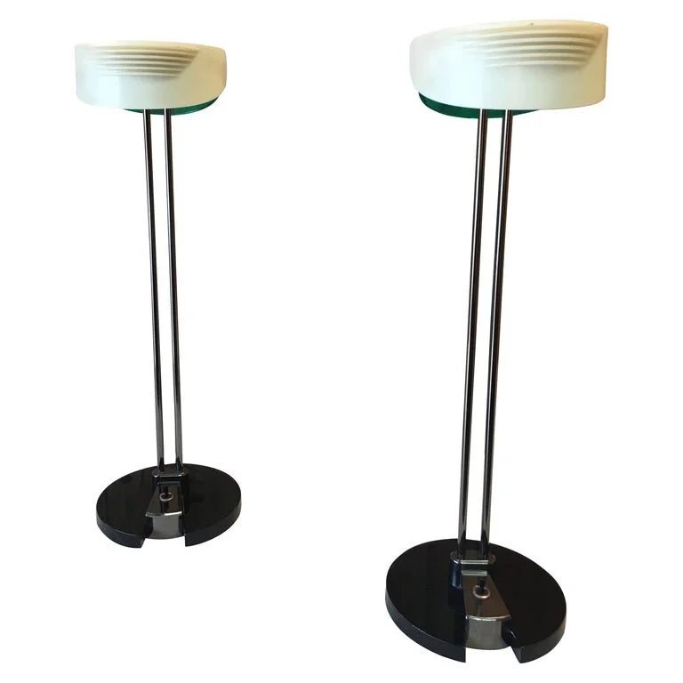 Fritz Table Lamps by Perry King &amp; Santiago Miranda for Arteluce