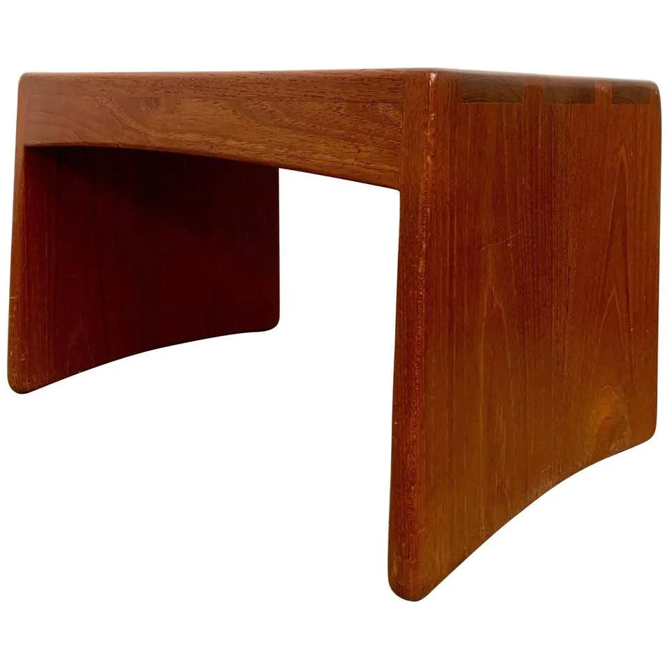 Danish Modern Teak Stool / Ottoman