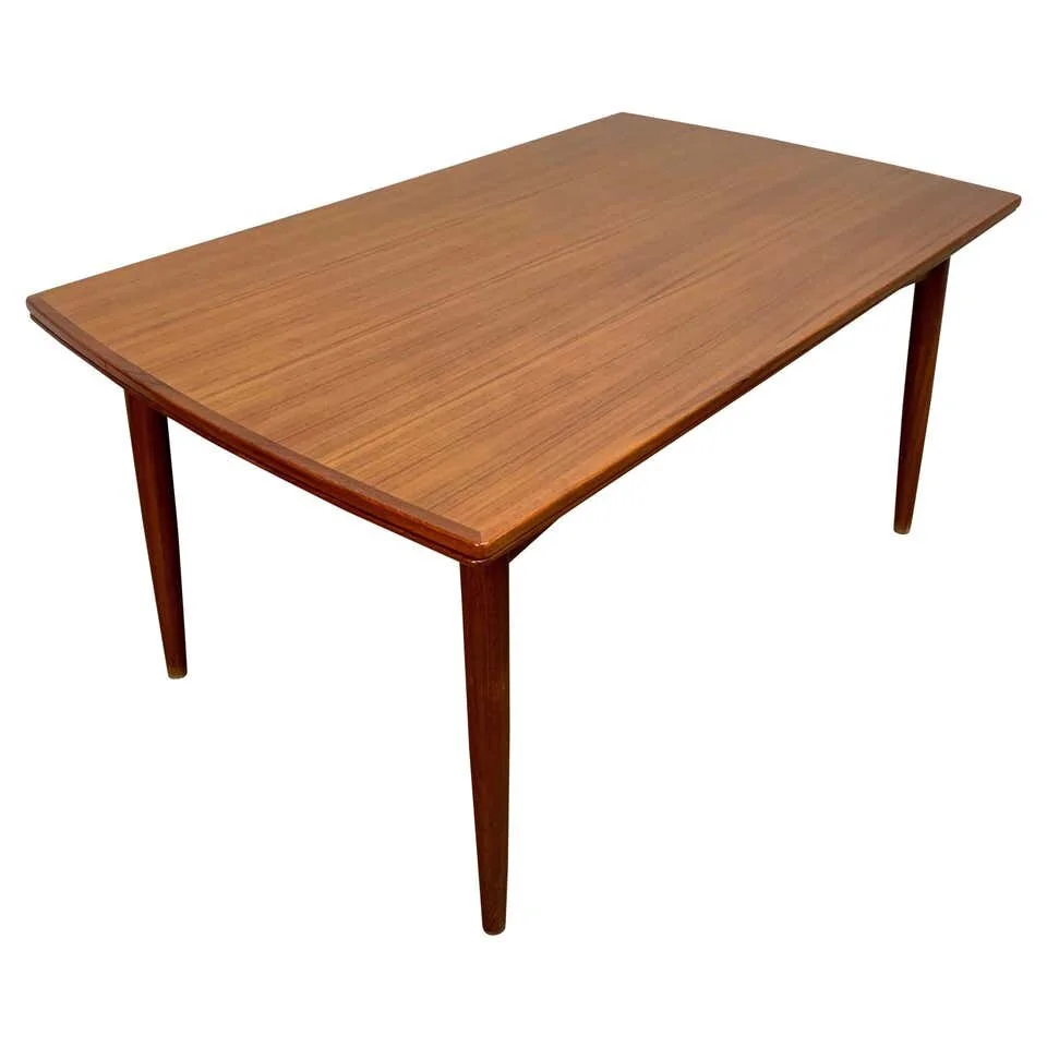 Danish Modern Draw Leaf Table by Gudme Møbelfabrik