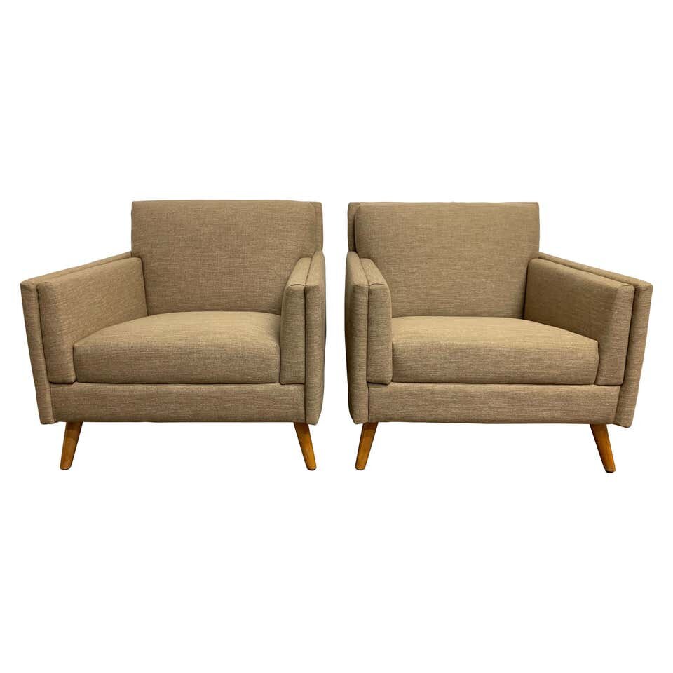 Pair of 1950s Lounge Chairs