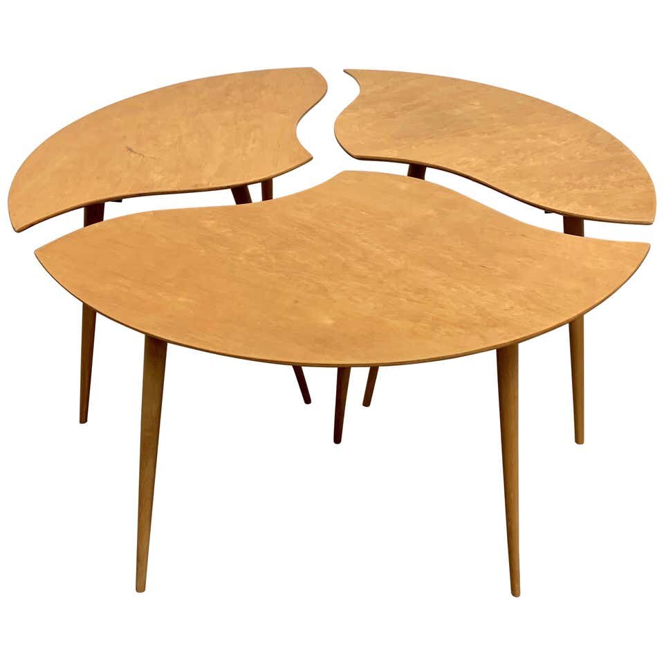 Swedish Segmented "Toothpick" Table