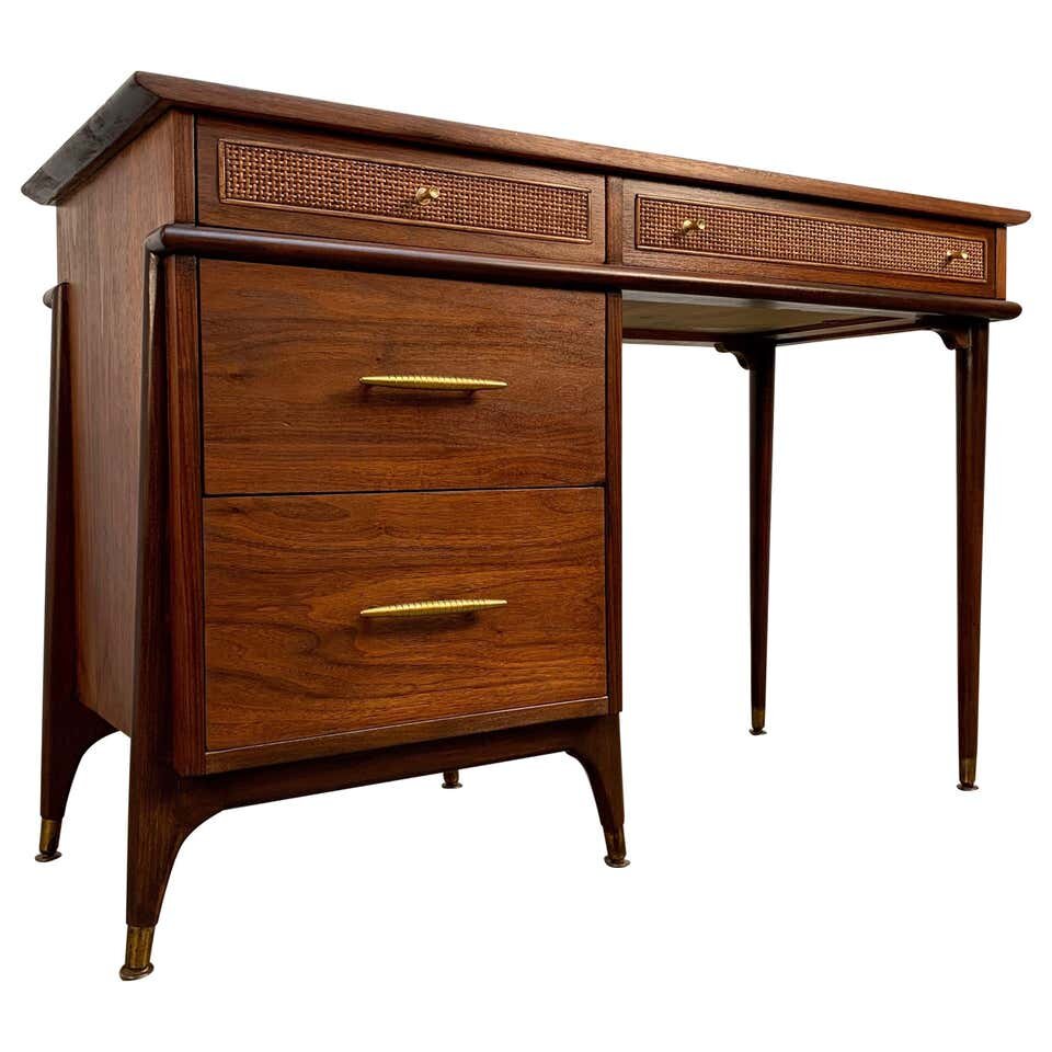 Mid-Century Modern Walnut Desk