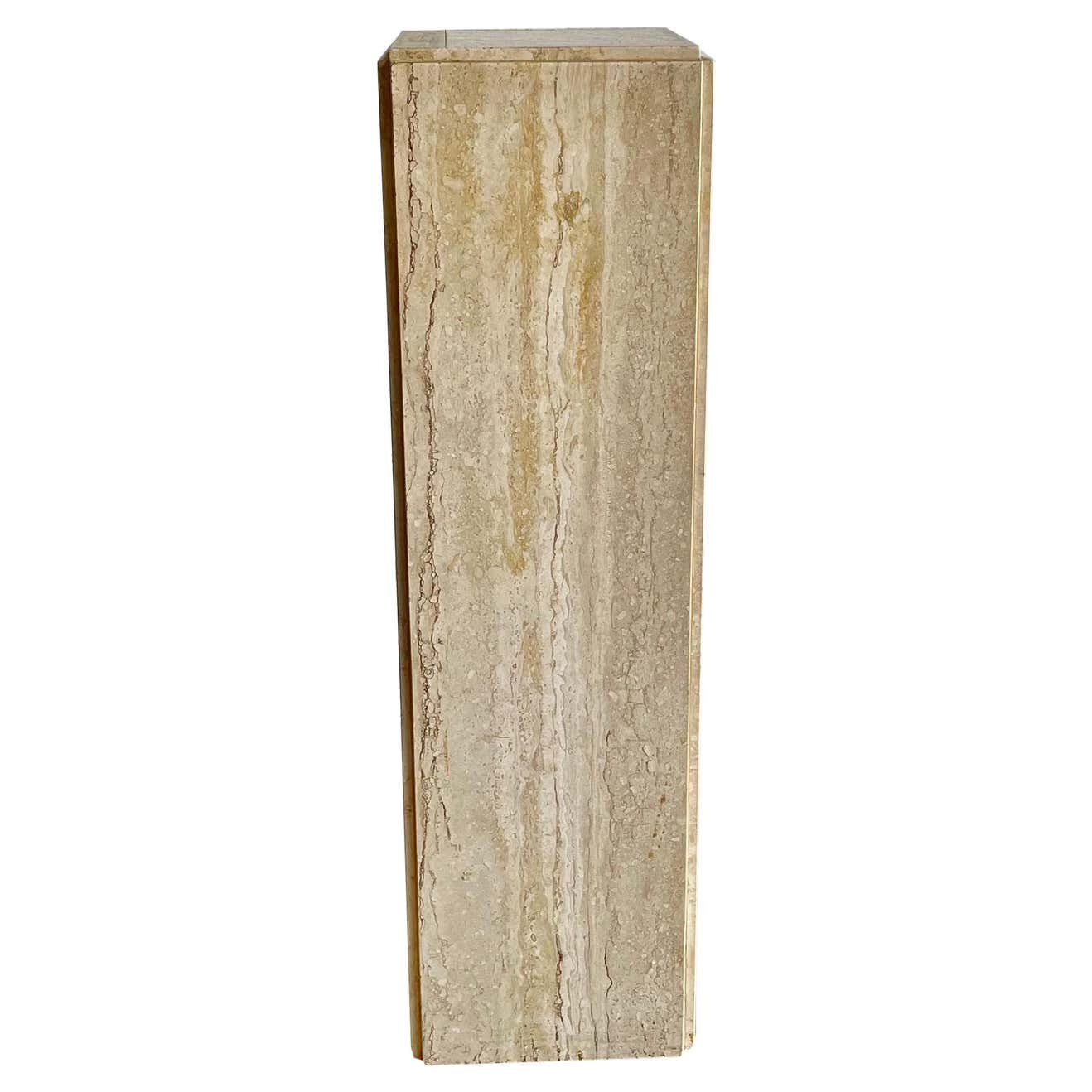 Architectural Travertine Pedestal