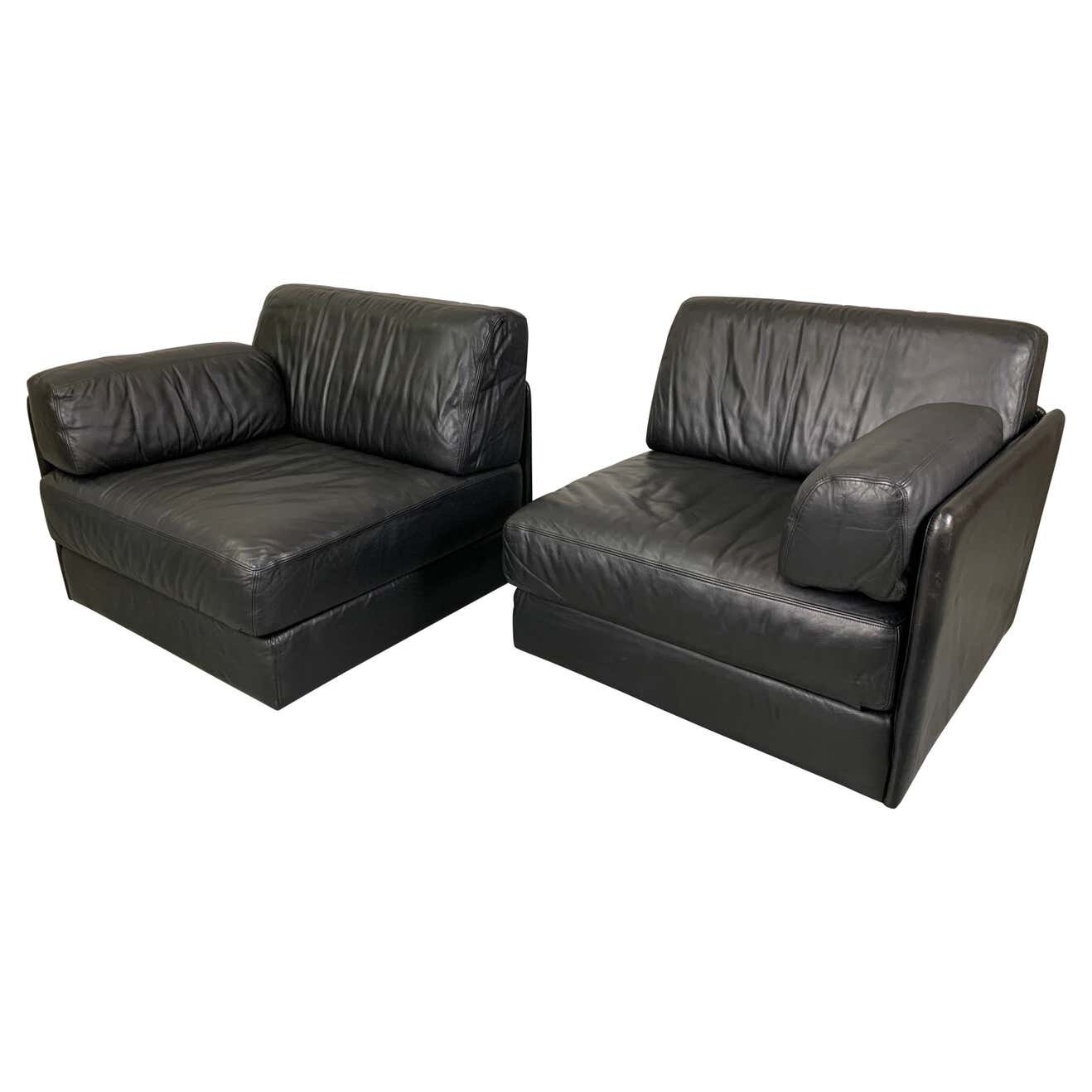 DS 76, De Sede Leather Chairs / Sofa