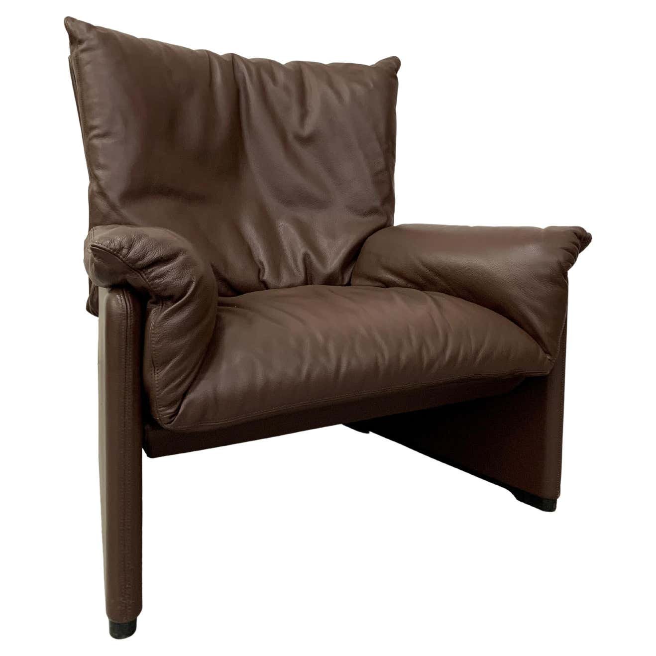 Cassina "Palmaria" Leather Lounge Chair