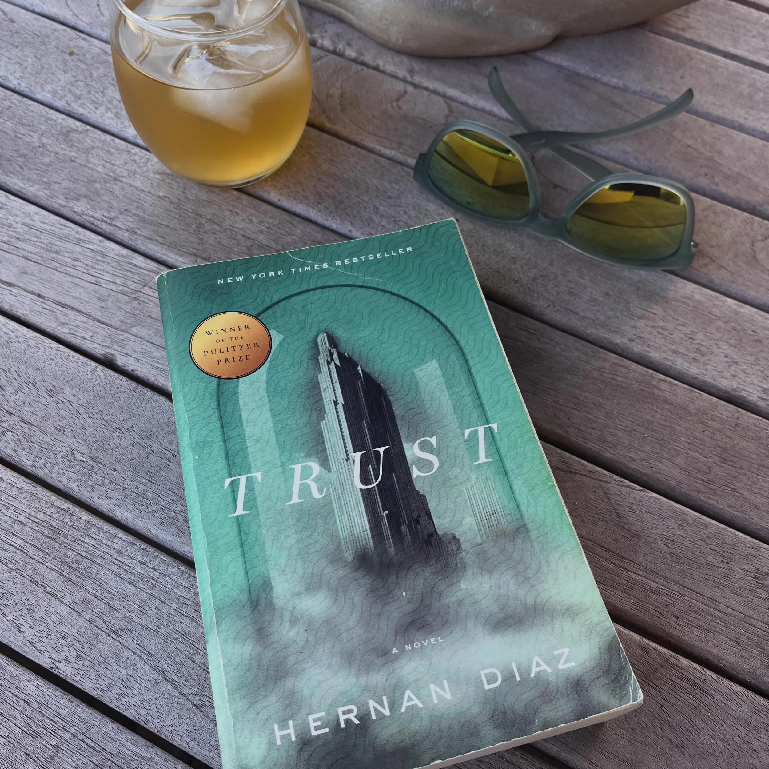 Only one of these things is true:
1. Dua Lipa suggested I read this book.
2. A professional editor suggested I read this book when she was editing my Dark Academia. 

Take a guess in the comments or drop a 😂 if you understand how Trust by Hernan Dia