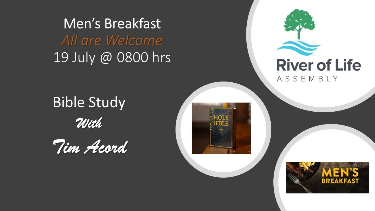 Upcoming Men's Breakfast and Bible Study