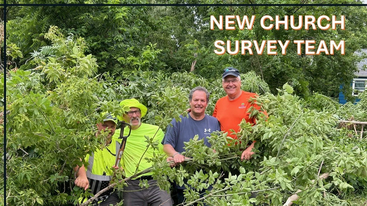 Survey of our new church land - July 2025