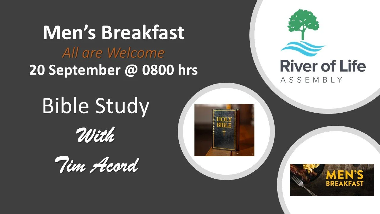 Upcoming Men's Breakfast and Bible Study