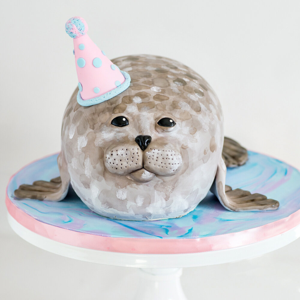 Yuki the Seal birthday cake
