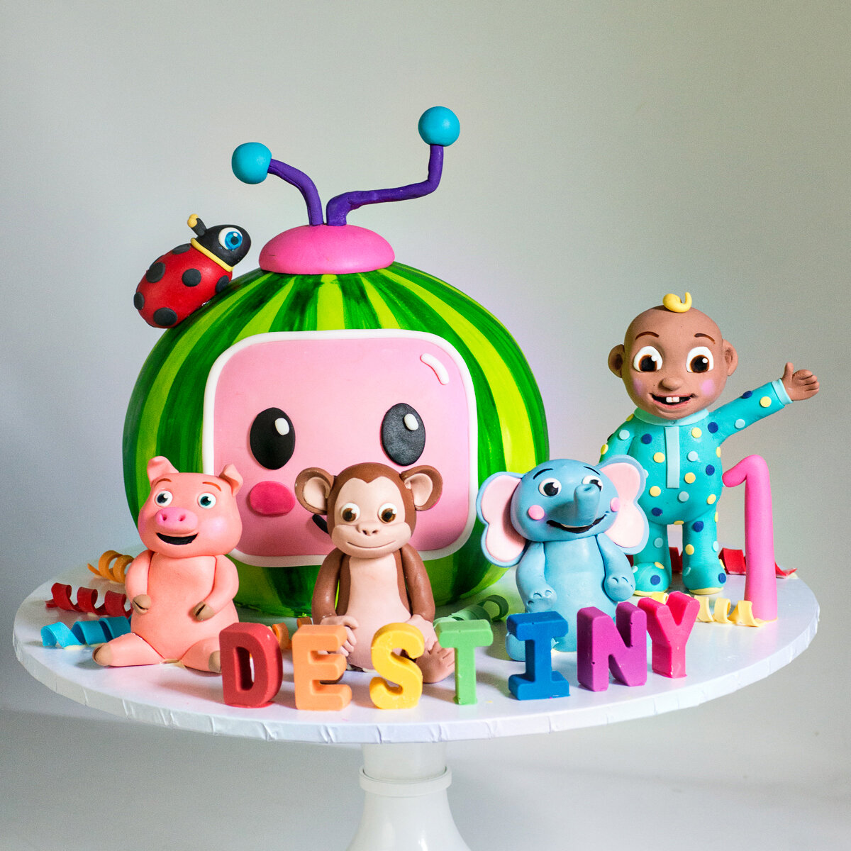 Cocomelon Birthday Cake