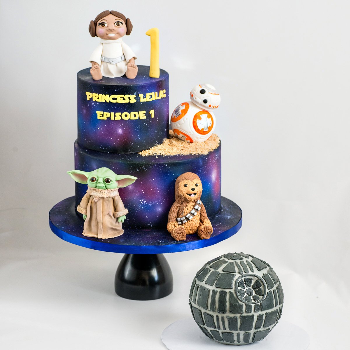 Baby Star Wars First Birthday Cake