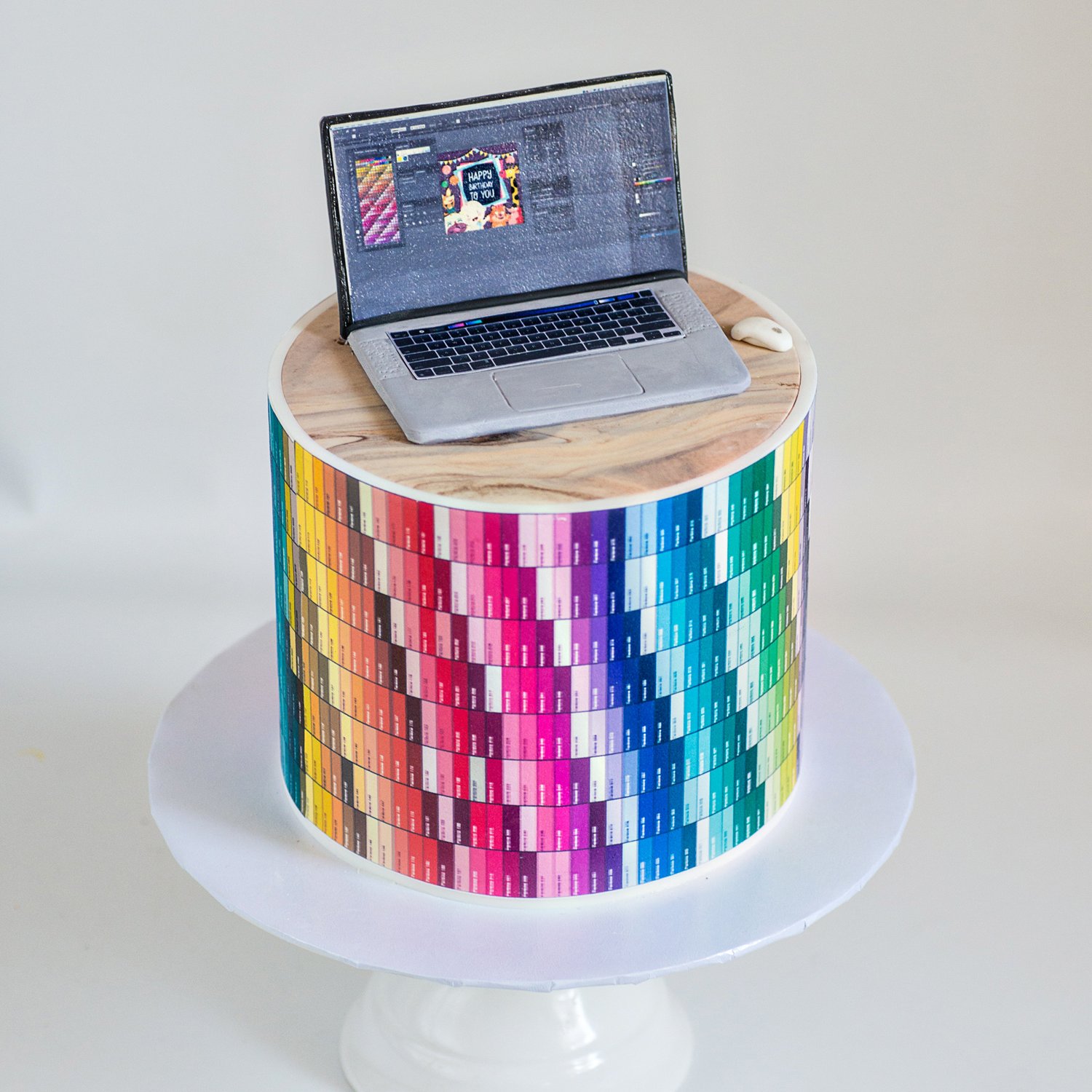 Pantone Graphic design cake