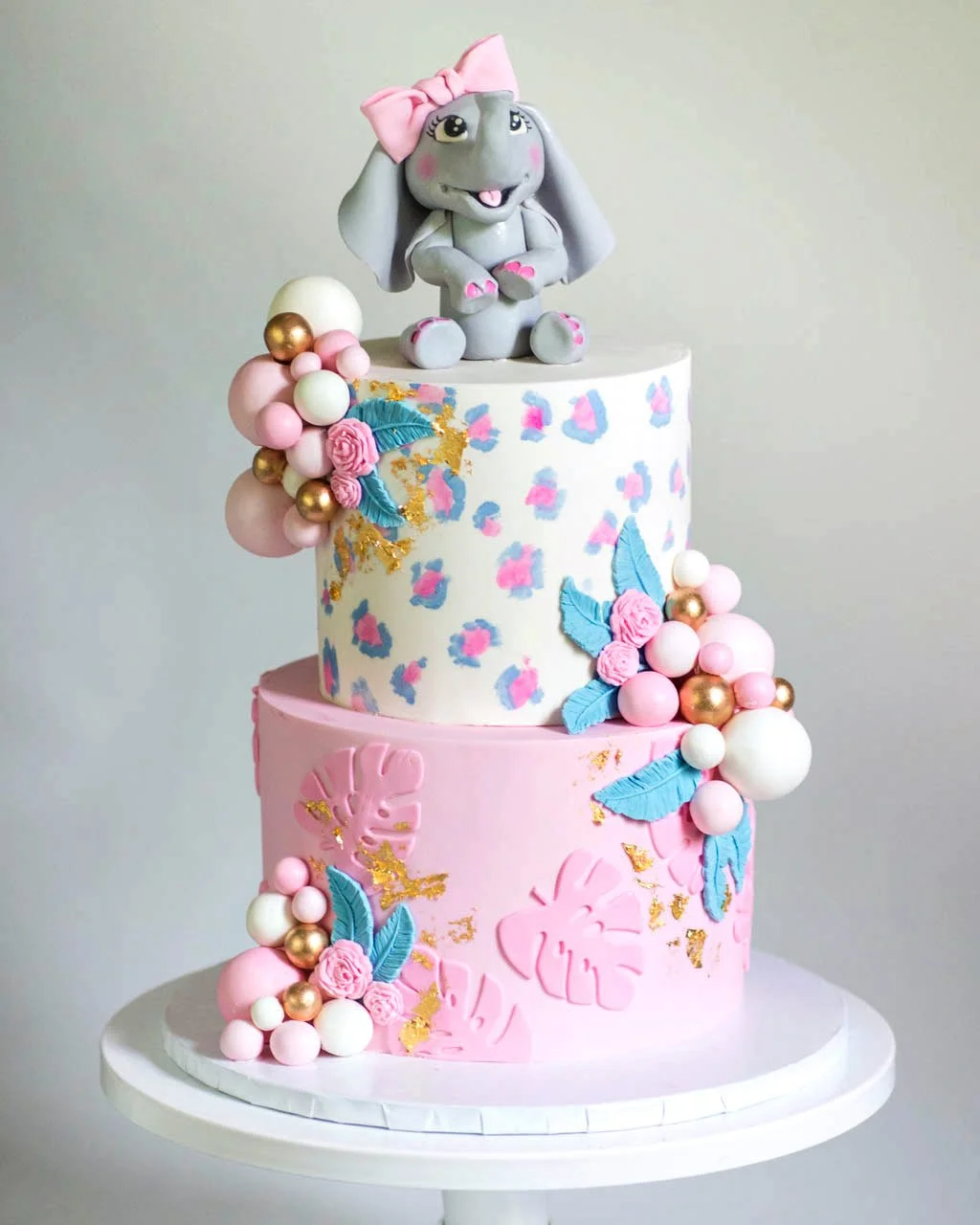 Elephant Cake Pink Elephant Baby Shower Theme Pink Elephant Cake