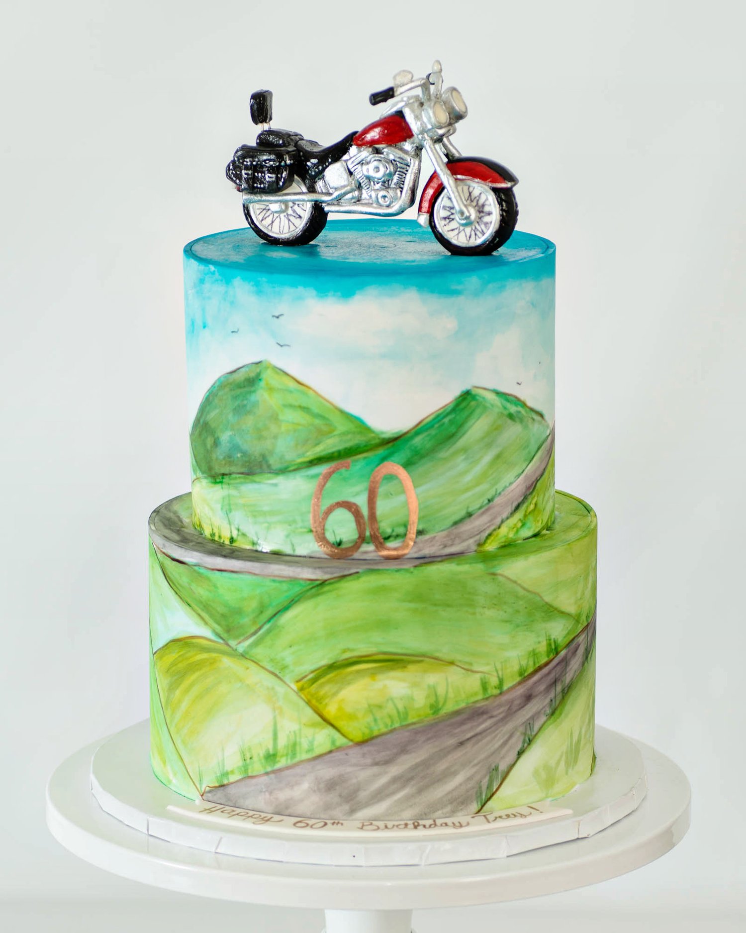 Harley 60th Birthday Cake