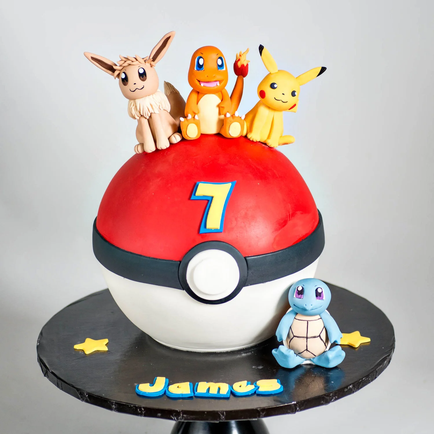 Pokémon Ball Birthday Cake