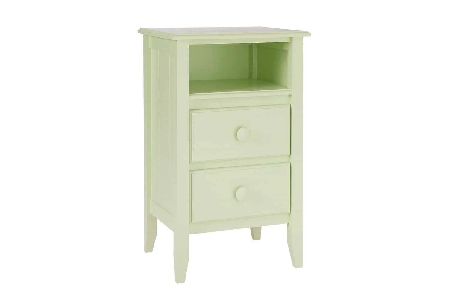 2-Drawer Open Top Nightstand
