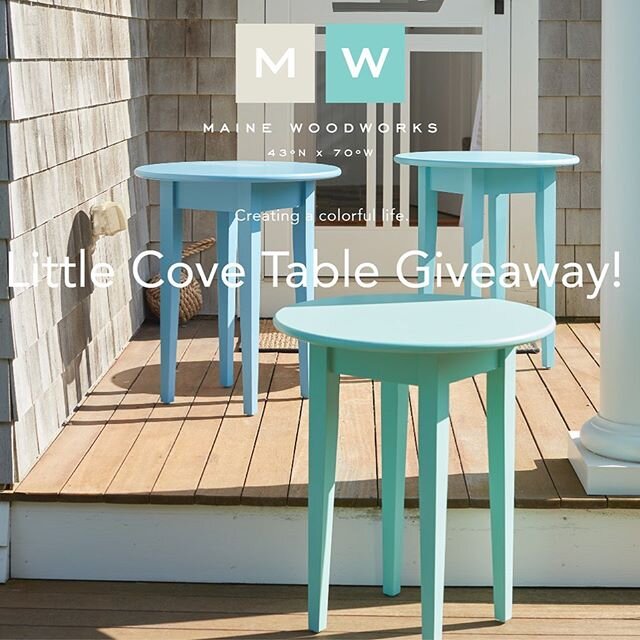Simple, streamlined, and unabashedly in love with color. Our Little Cove table. #color #home #homedecor #coastalliving #coastaldecor #cottagestyle #summerhouse #beachhouse #lakehouse #retreat #paintedfurniture #handcrafted #housebeautiful #interiorde