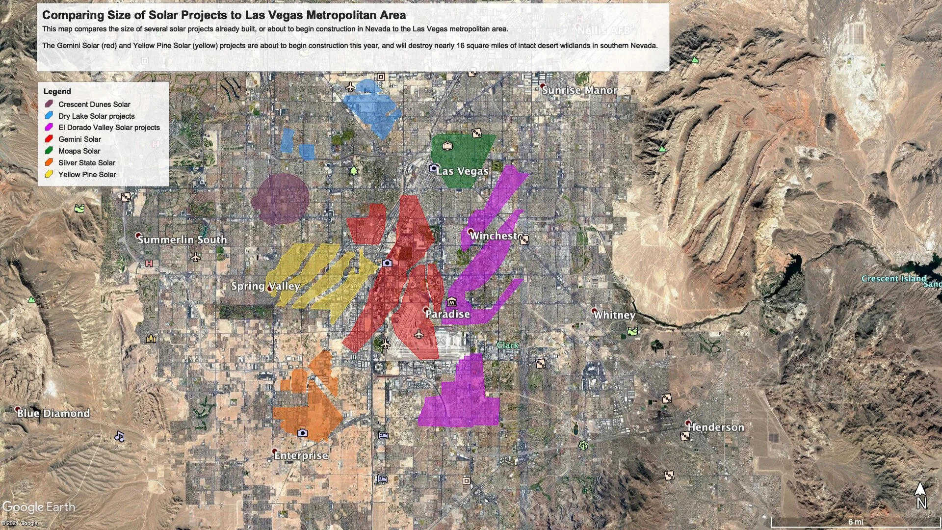 Gemini Solar Project Map Energy Sprawl About To Explode On Nevada Wildlands — Desert Advocate