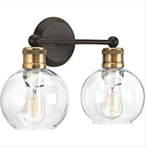 Double Globe Light Fixture