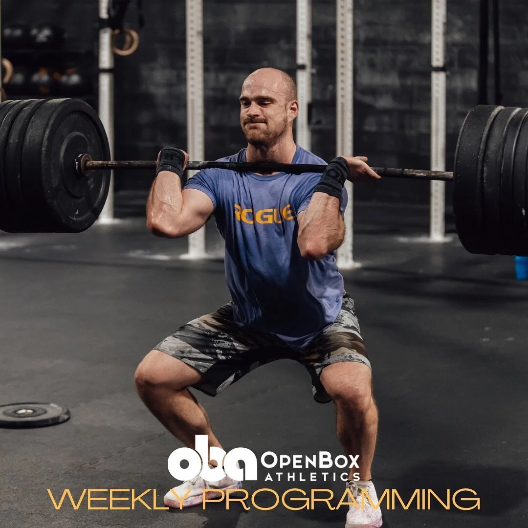 New cycle! New mysteries. New theme of the week. Some things are beyond explanation&hellip;. 

-Monday-
Strength: Push Press
Metcon: For Time: Descending Ladder - Double Unders, Shoulder to Overhead, Push-Ups
Accessory: Bicep Strength

-Tuesday-
Stre