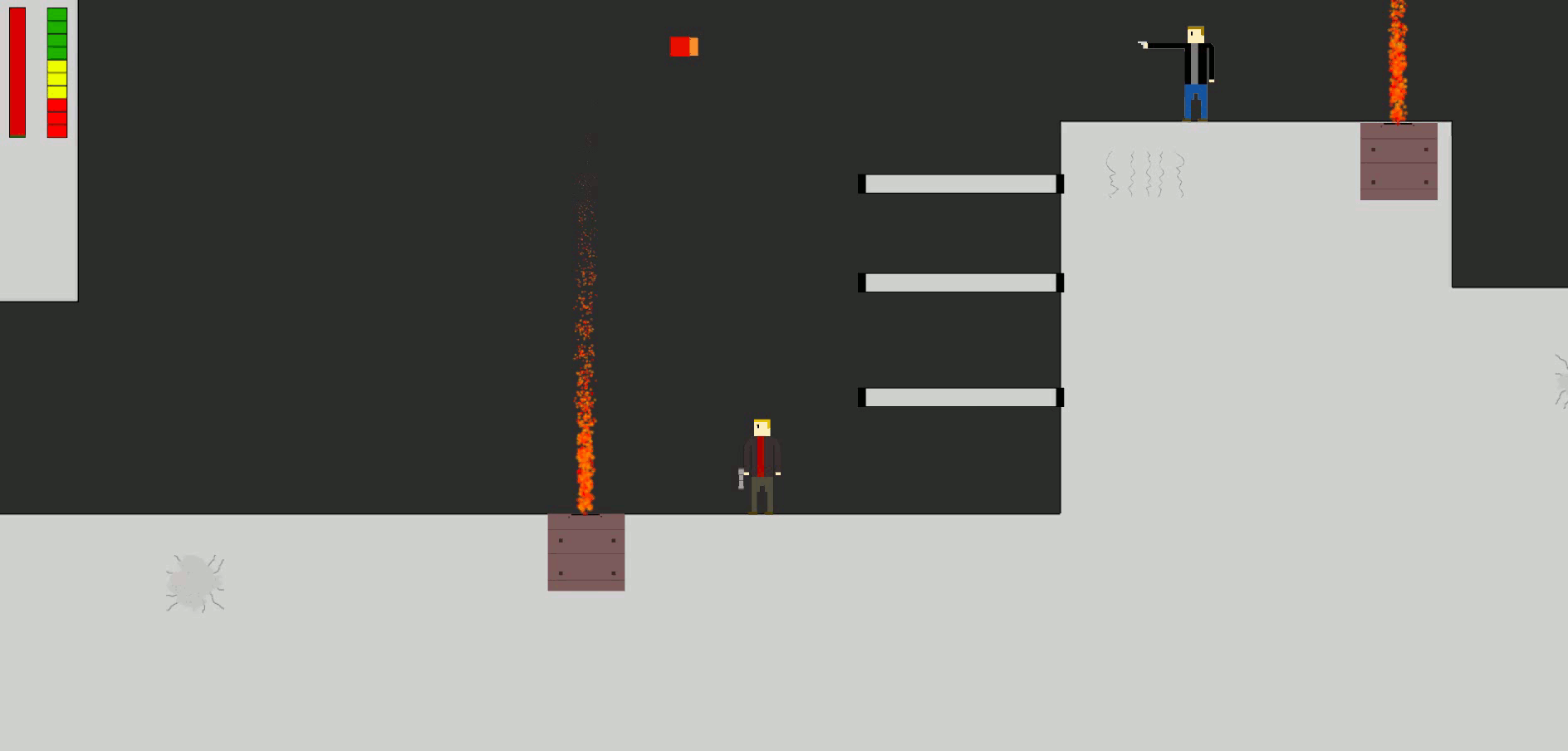 Looks like fire is not very effective.