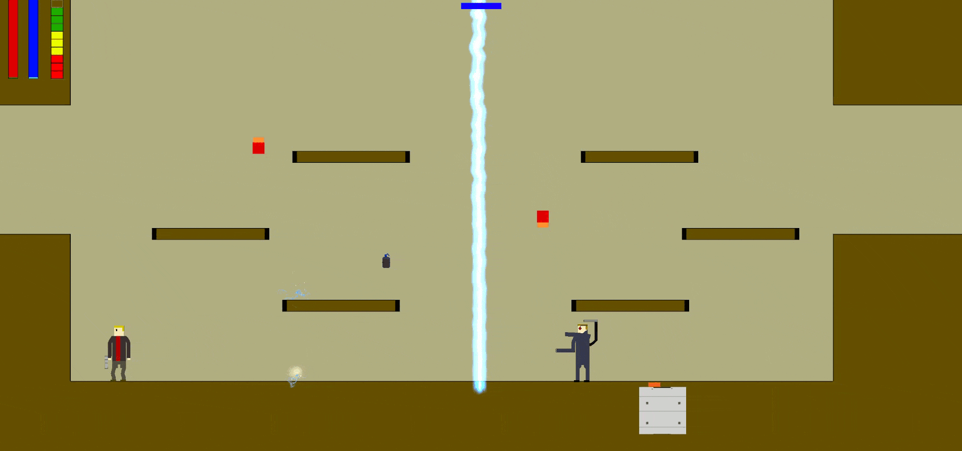Cyborg Soldier boss fight