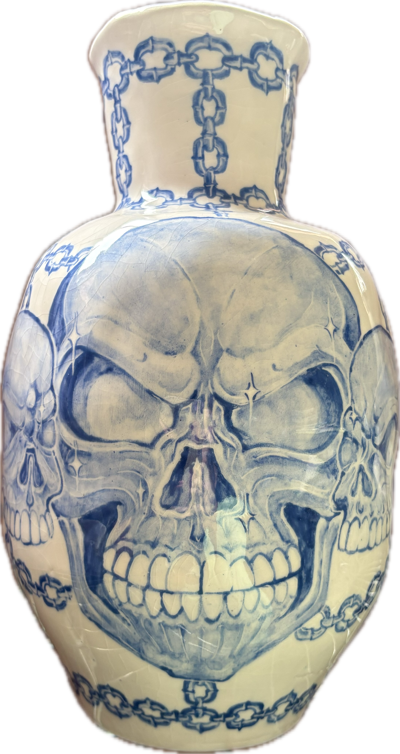 Skull Vase