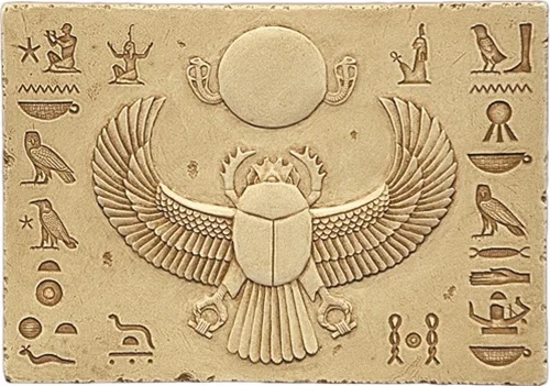 Egyptians worshiped the scarab under the name Khepri. The Ancient Egyptian Sacred Scarab – symbol of immortality – was the original symbol for the sign Cancer.
