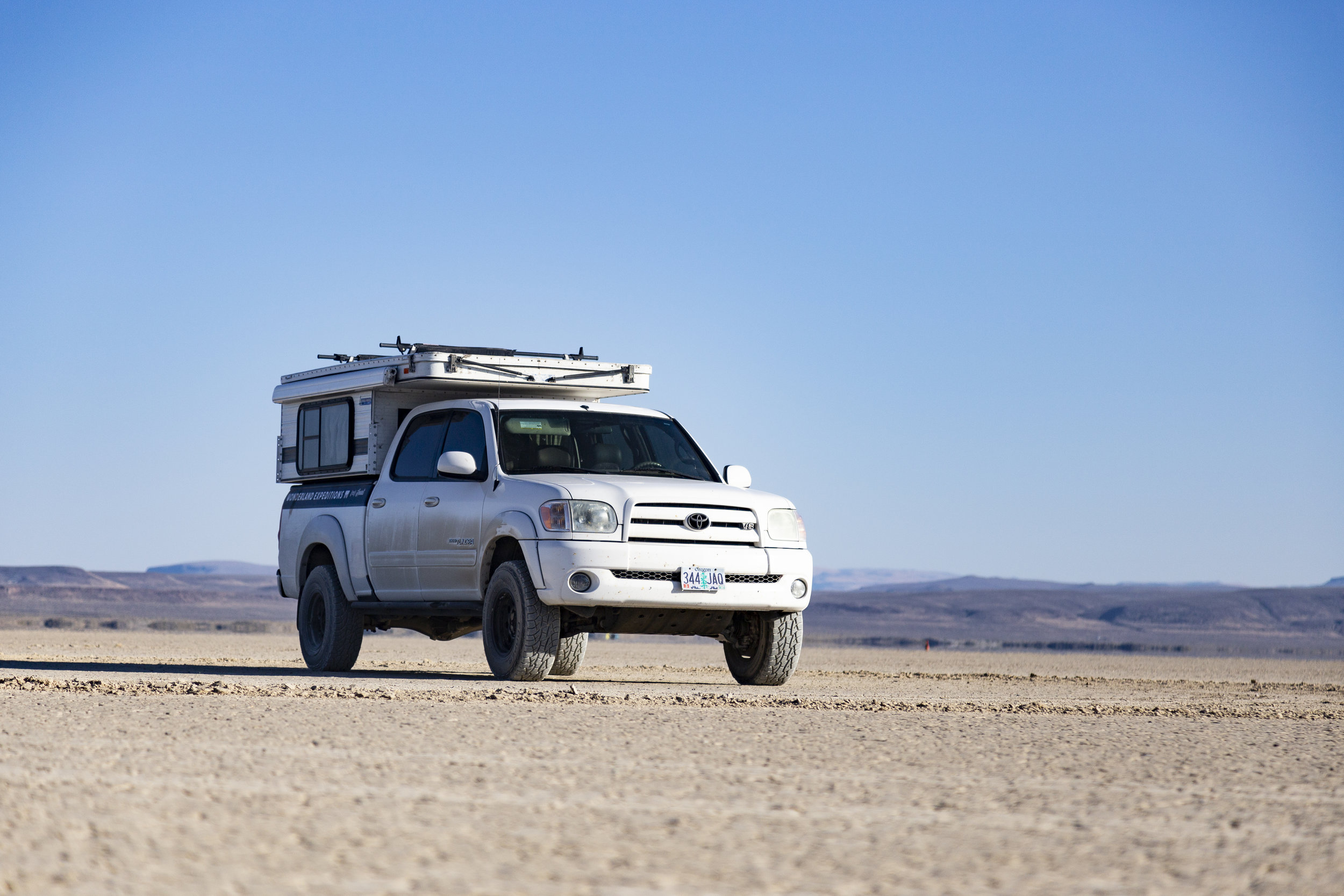 Toyota Tundra with Four Wheel Camper