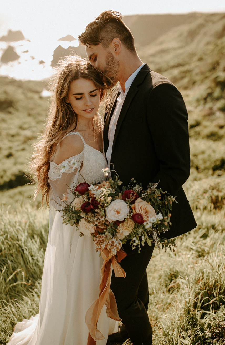 Mila wedding dress with silk chiffon sleeves or the romantic bride  Daci  Gowns