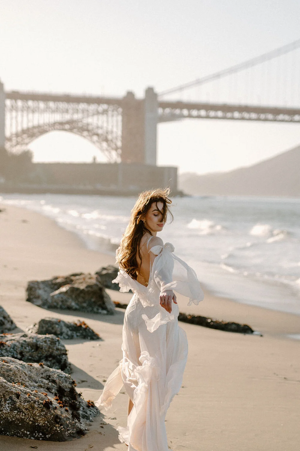 beach wedding dresses miami Mermaid Boho Wedding Dress Beach Bridal Dress Stunning Bohemian Lace Wedding Gown AWD2004