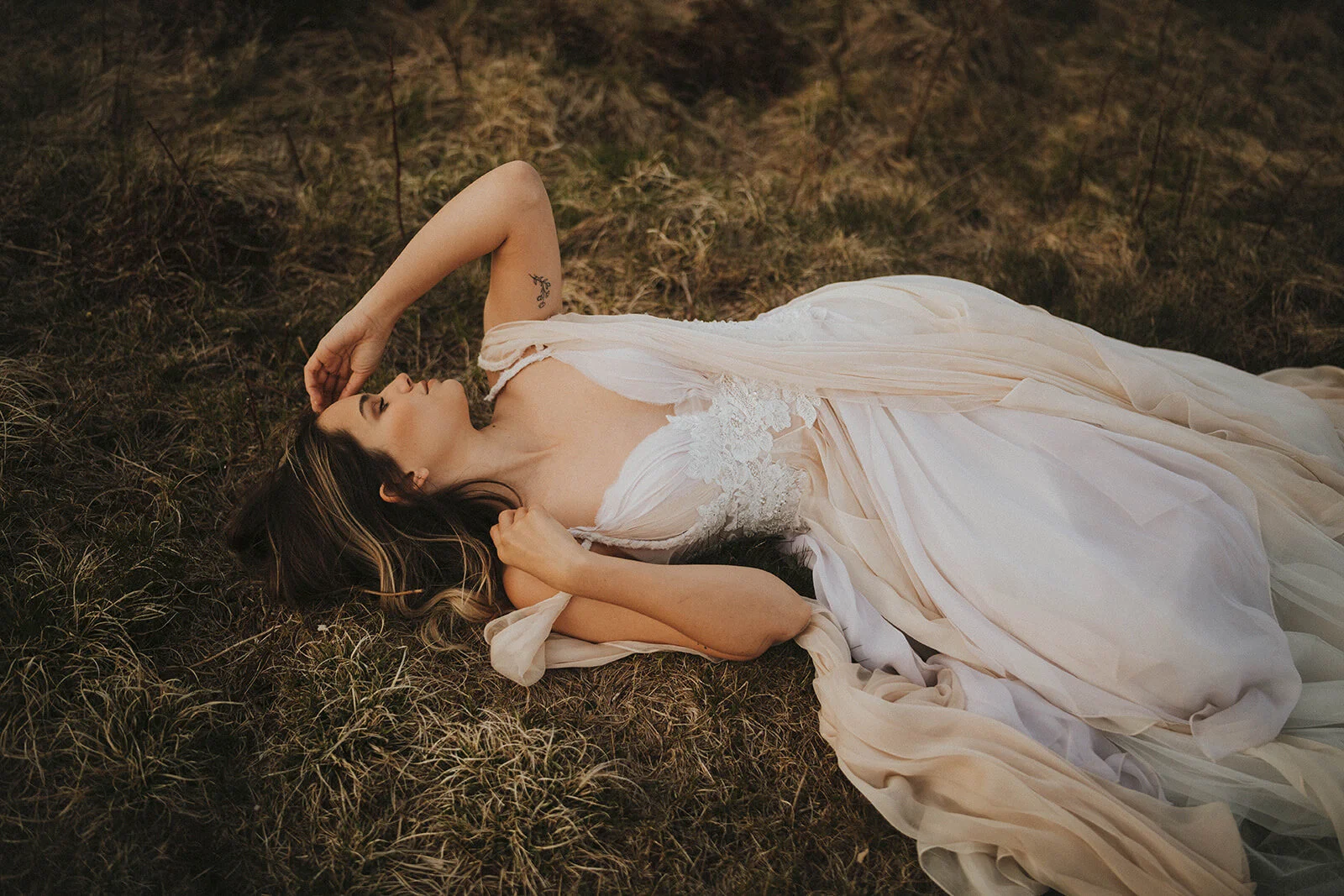 heidi wedding dress designer Heidi Designs Mary Margret Lace Dress To Play Tribute To Bride's Aunt