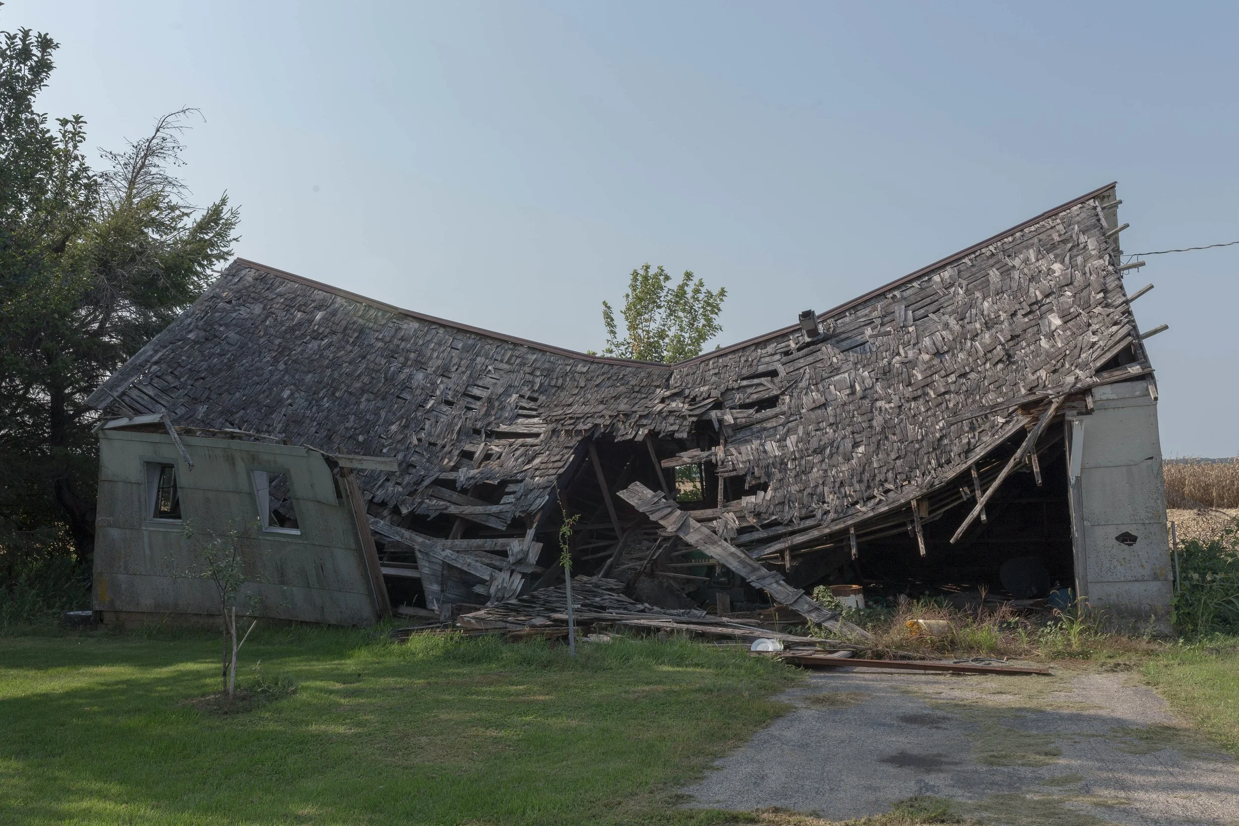 Collapsed Shed
