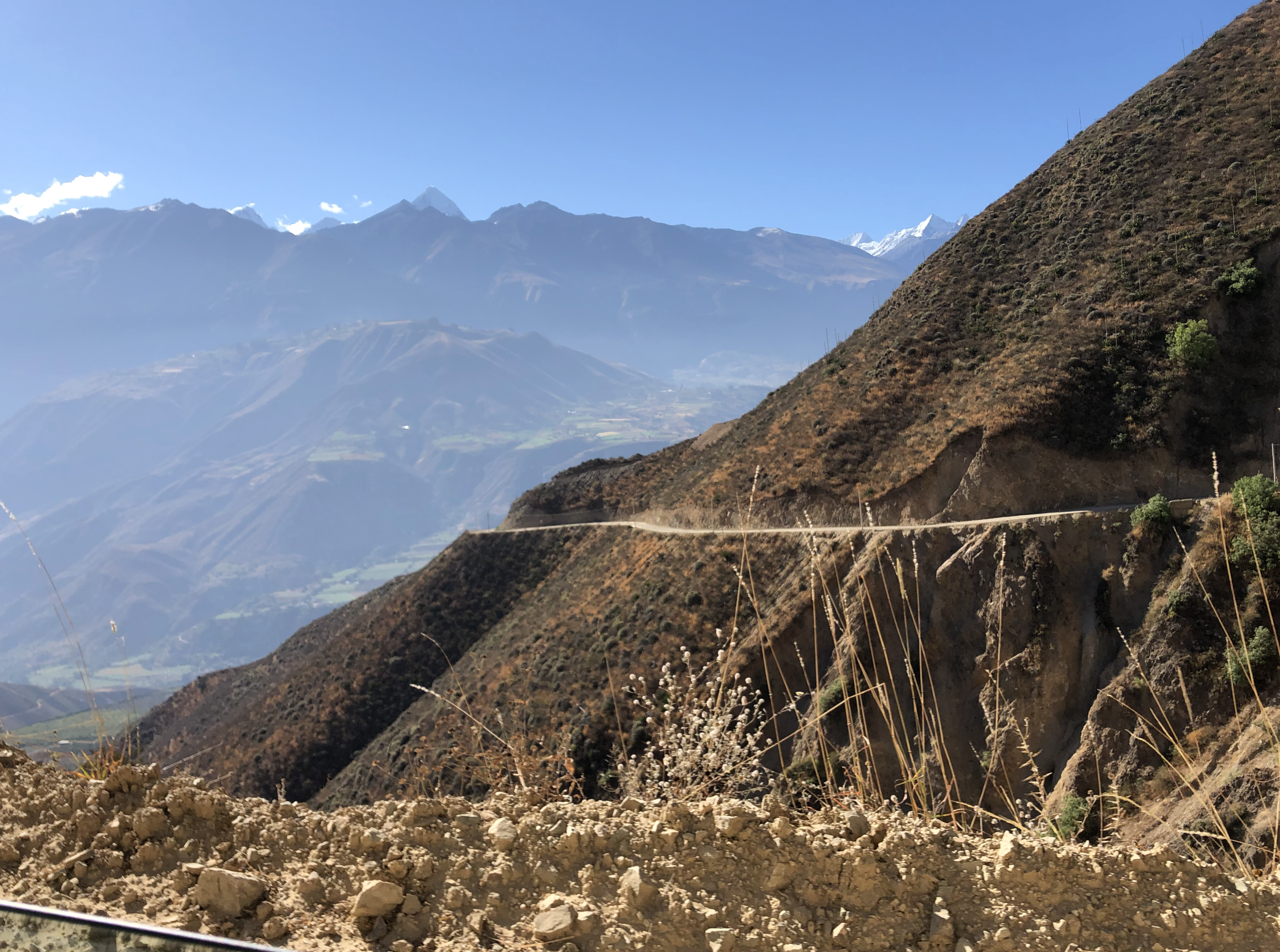The road from the story, Peruvian Andes
