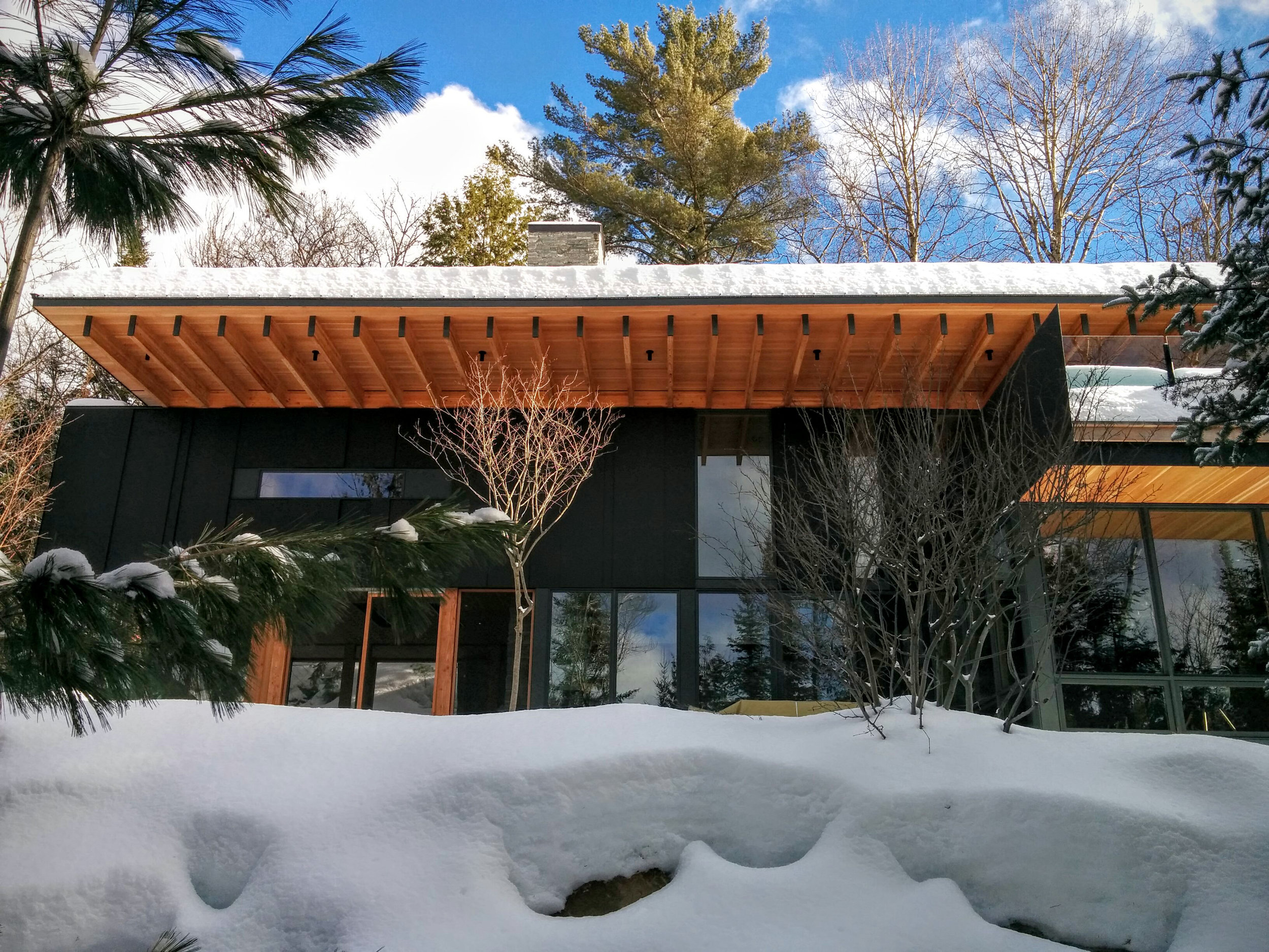Snowy Winter Landscapes Envelope The Bear Stand
