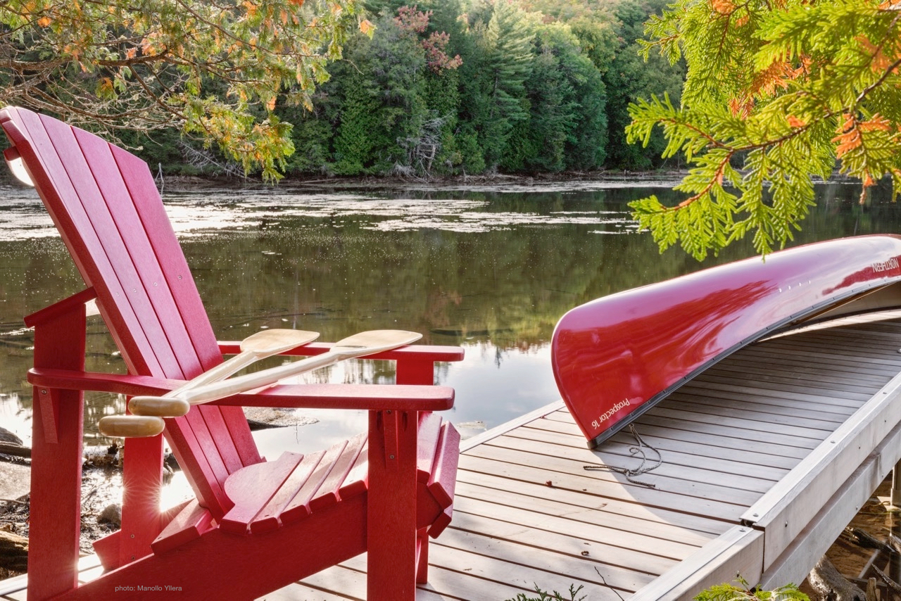 Our Canoe Dock at The Bear Stand
