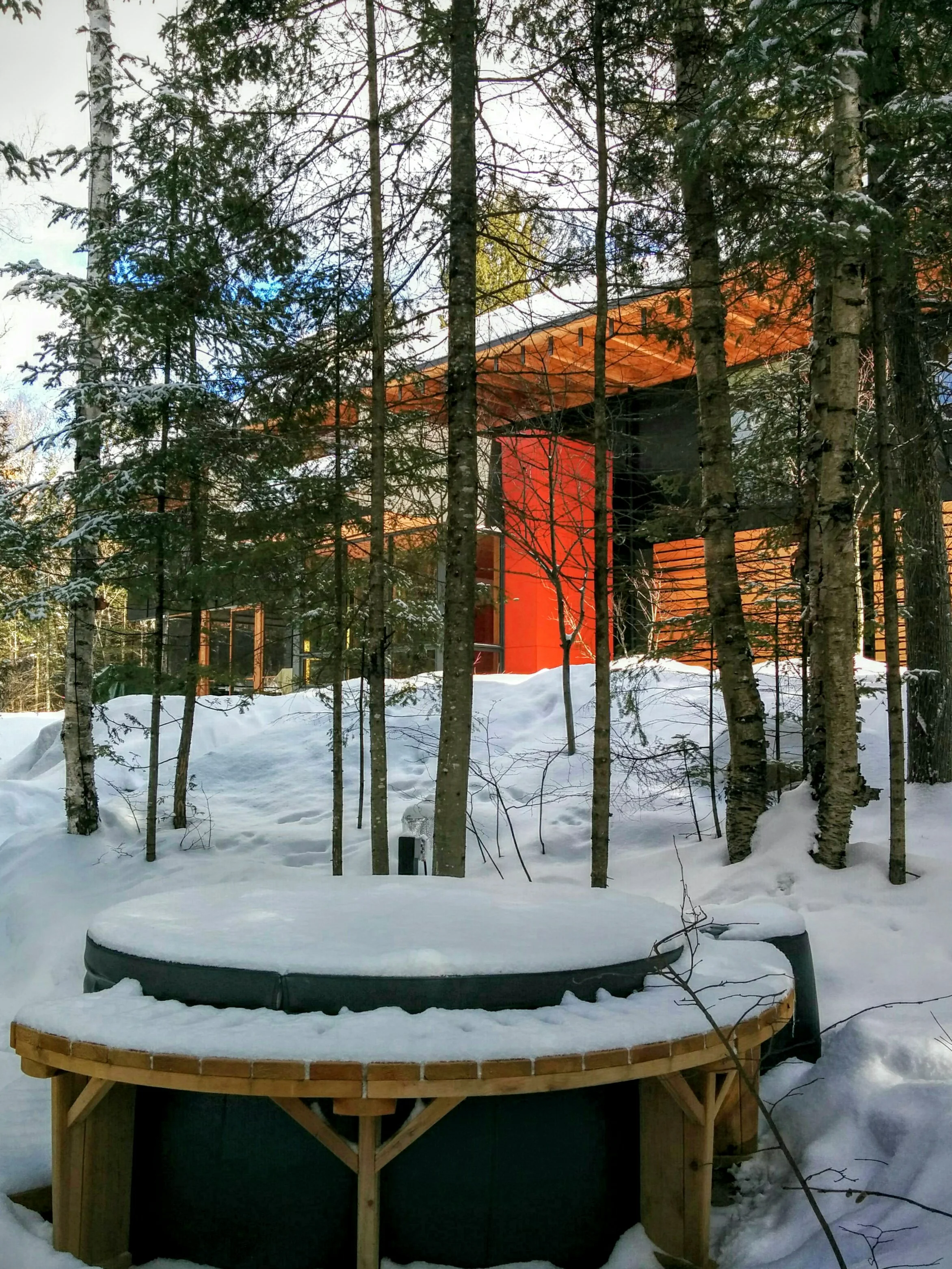 Winter Hot Tub Moments