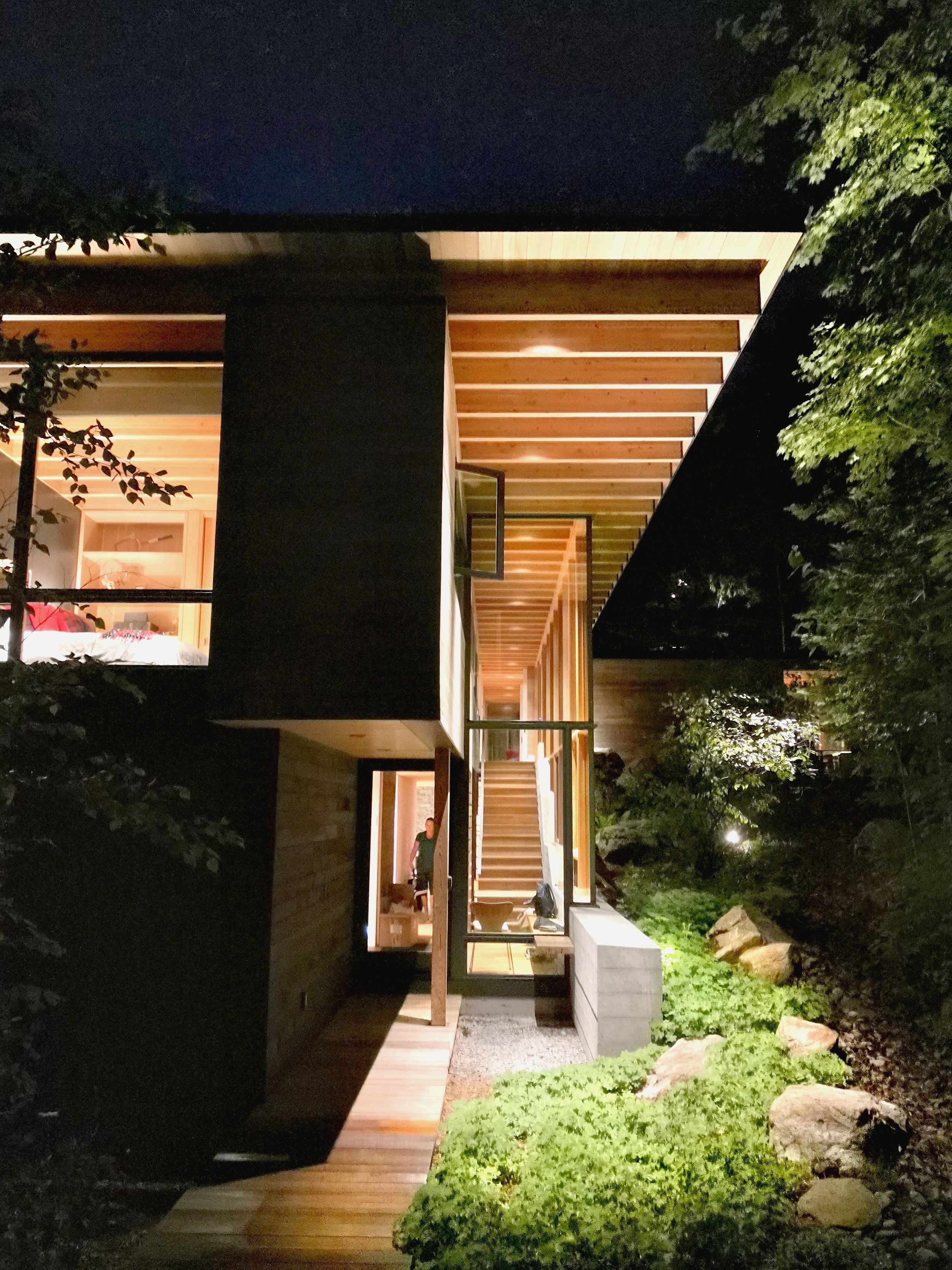 Front Entry Night Glow