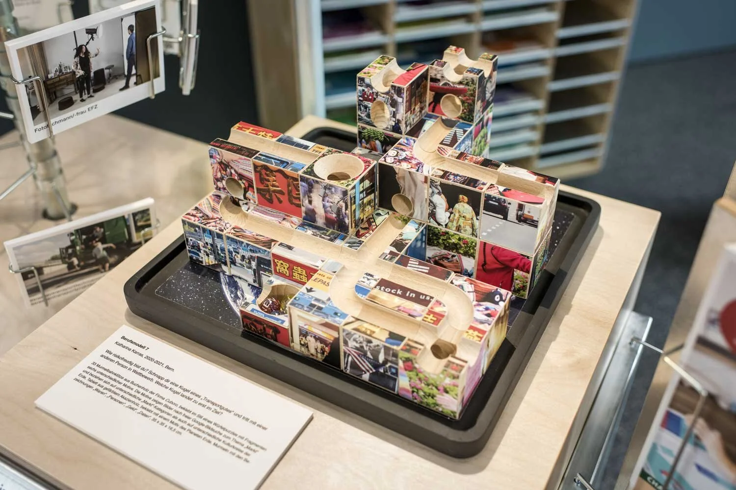  Modell 7 in der Infothek in Bern.    Foto: Michael Meier 