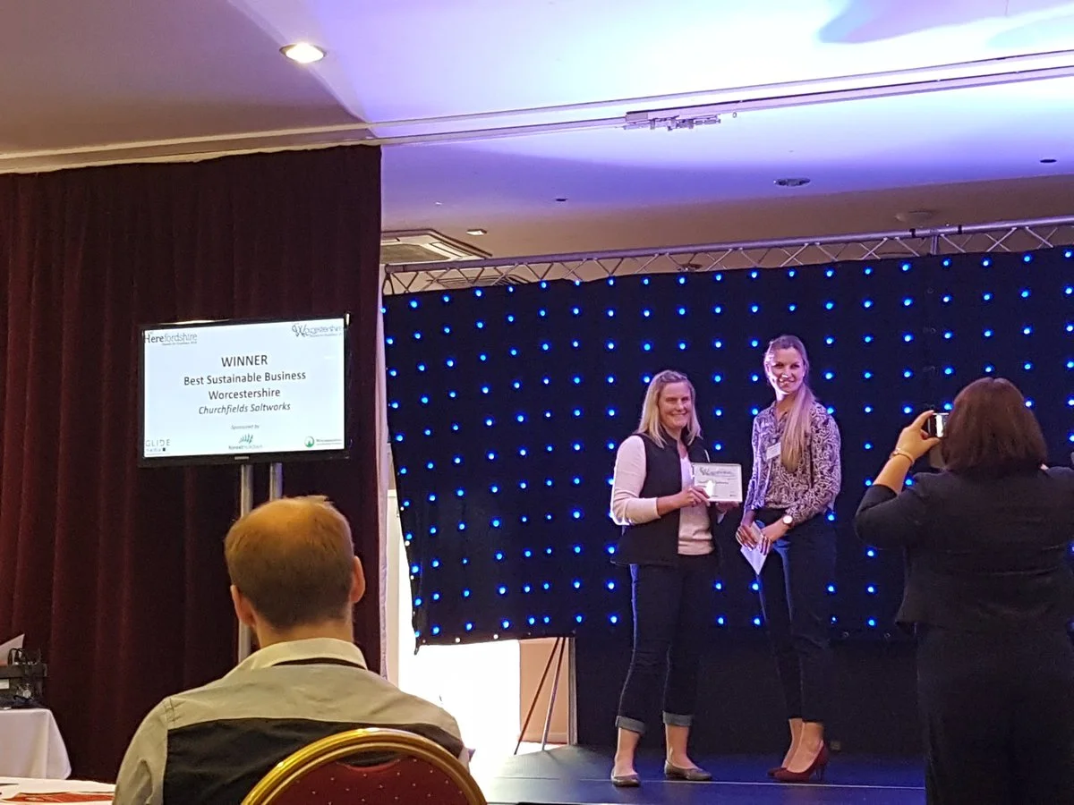 The Best Sustainable Business Worcestershire Award at Tourism Awards Hereford & Worcester