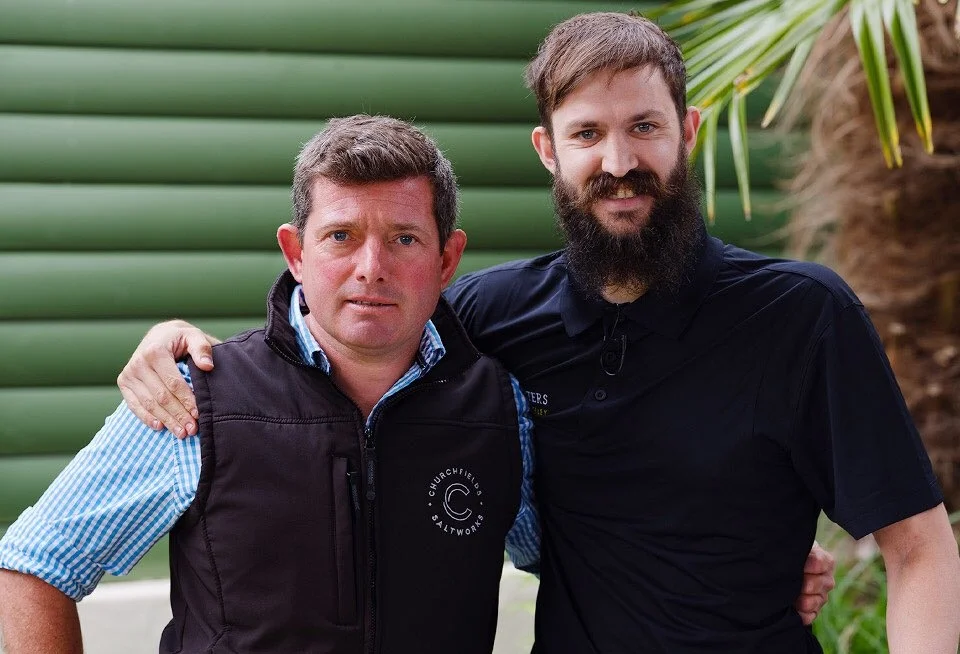 Our salt ambassador Brad Carter on Saturday Kitchen